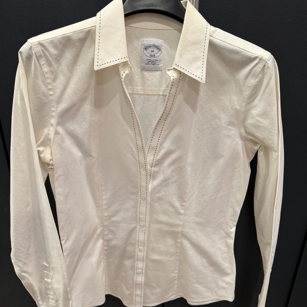 Brooks Brothers White Cotton Shirt